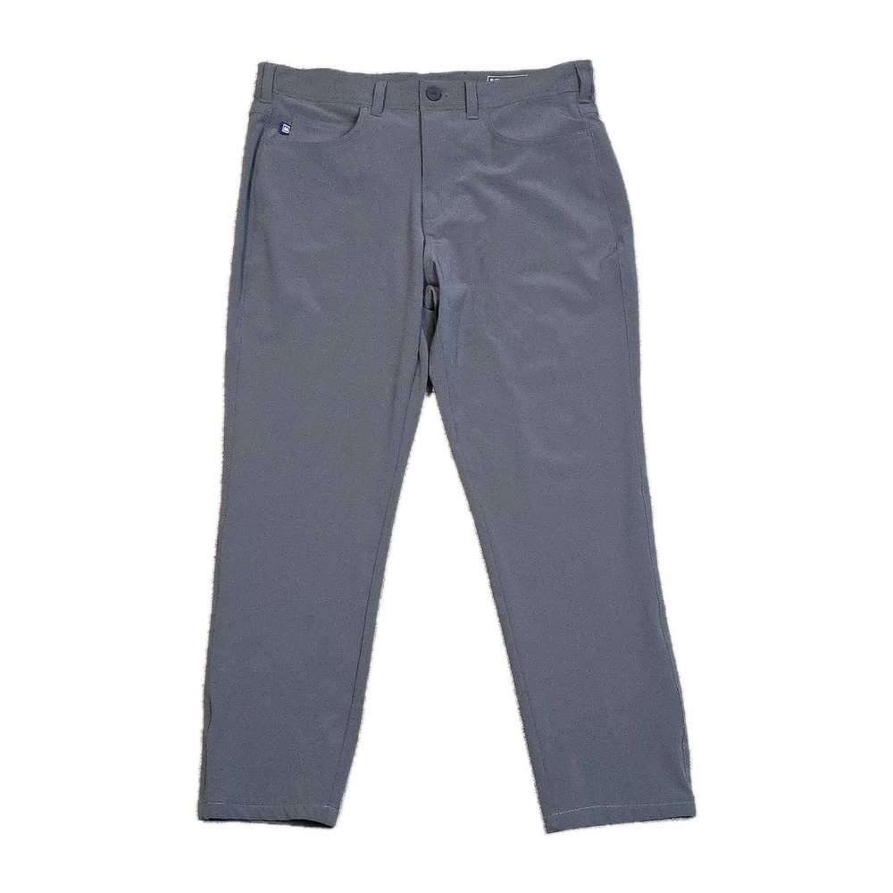 Mizzen+Main Helmsman performance 5-pocket athletic tapered‎ pants 32x30 gray